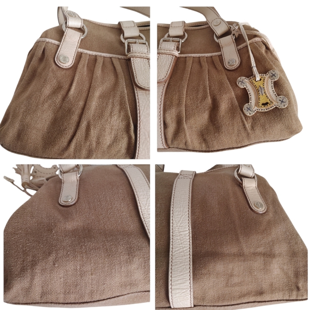 Celine Paris Canvas & Leather Boogie Tassel Bag - Picture 13 of 16
